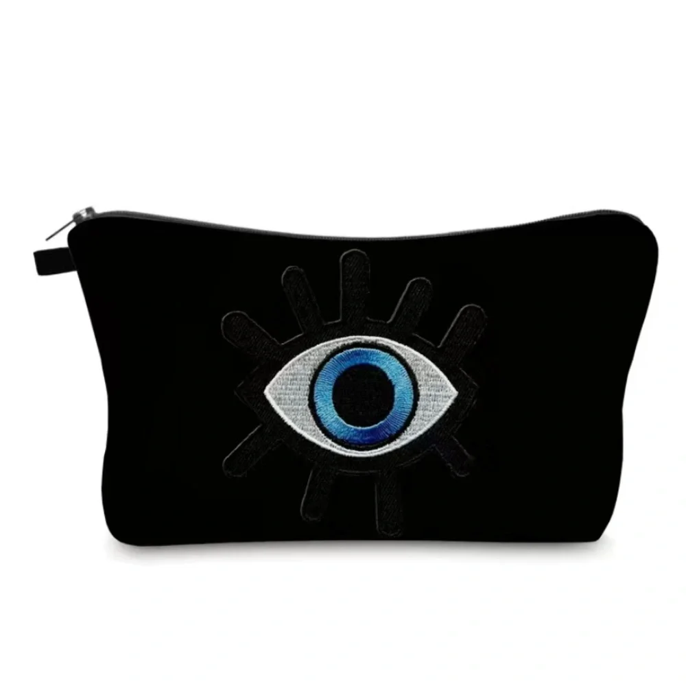 NWT Adorable Evil Eye Printed Cosmetic Pouch 1 left in stock!